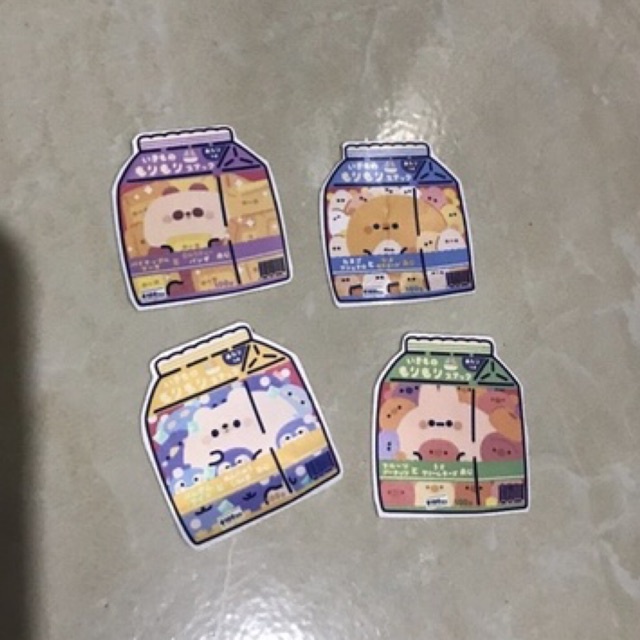 

sticker susu lucu, scrapbook, imut deco