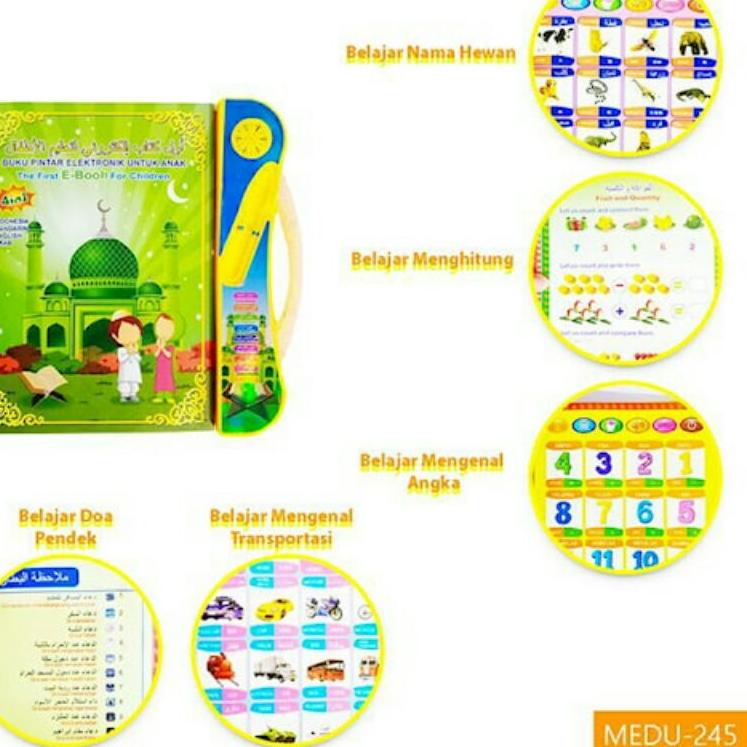 Big sale Mainan Edukasi Anak Usia 1 2 3 4 5 tahun Buku Anak Suara Muslim E book Bahasa ↕ Kirim Sekar