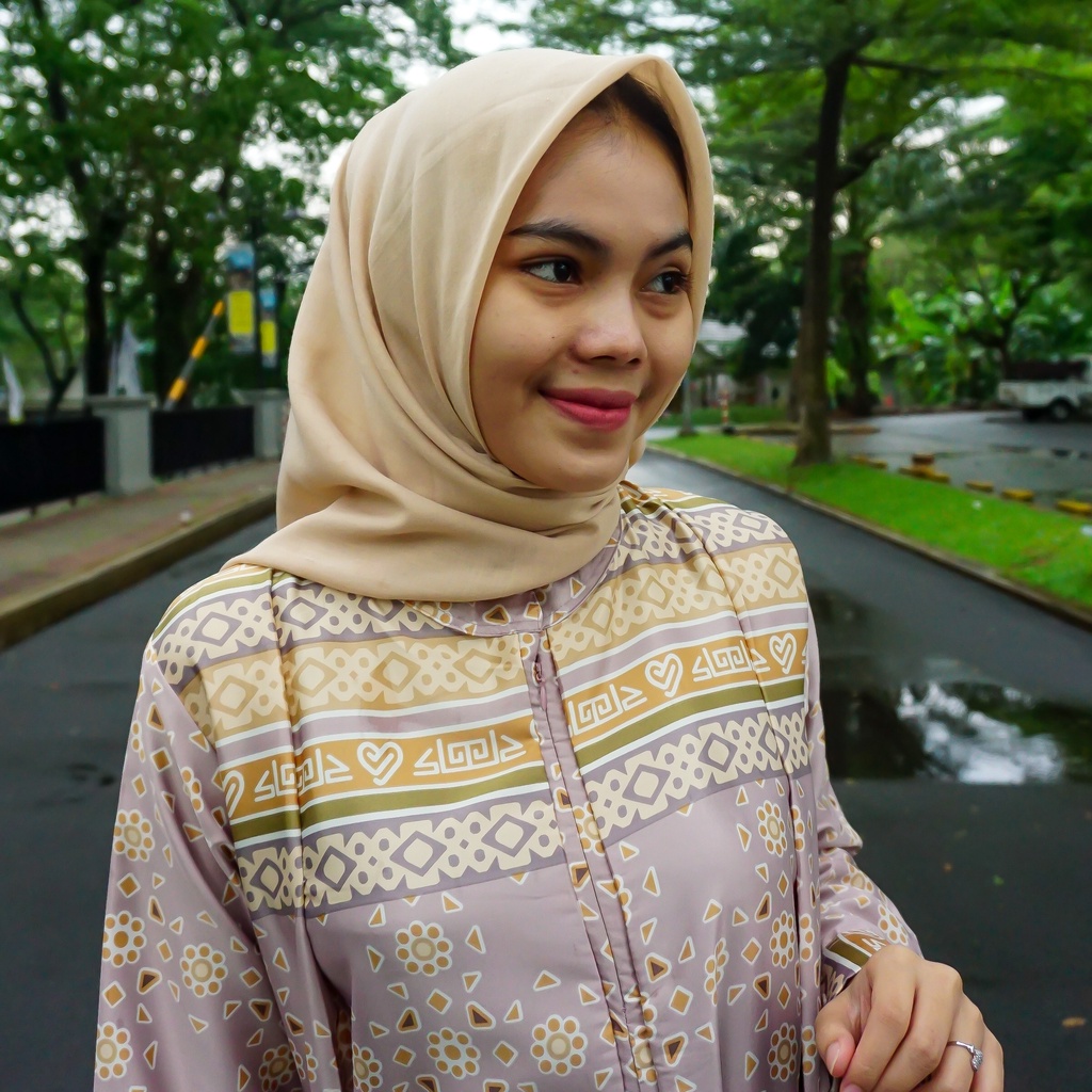 KHANZA DRESS PREMIUM COLLECTION MOTIF PRINTING SIZE S-M, L-XL TERBARU BAHAN SAHARA SILK PAKAIAN GAMIS KONDANGAN MEWAH TERLARIS MUSLIM WANITA BY ZENIC ID BISA COD