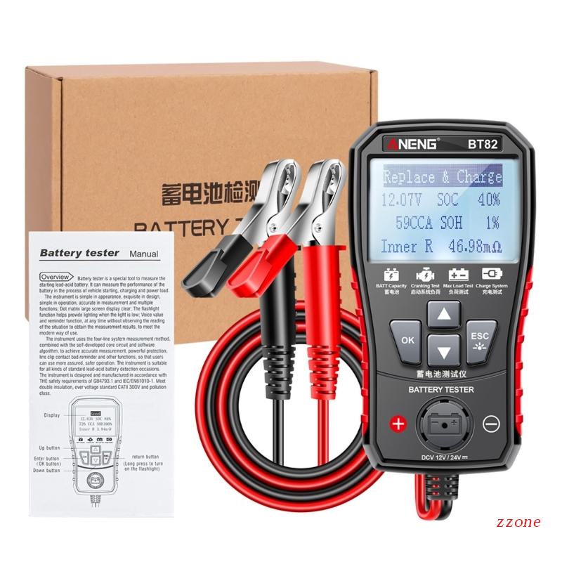 Zzz Alat Tester Tegangan Aki Mobil SUV Motor 12V 24V