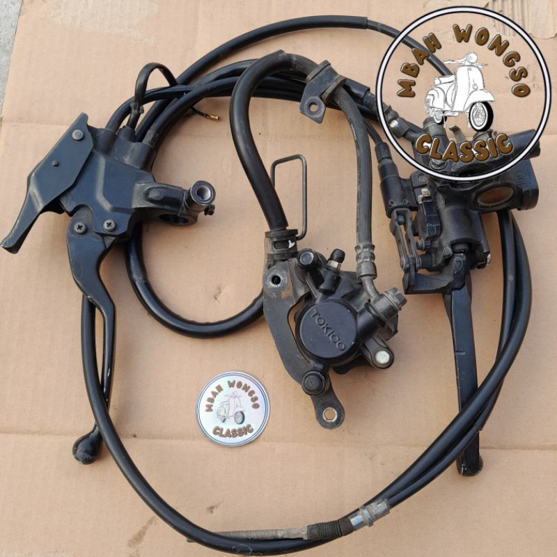 CAKRAM COMBI BRAKE PENGEREMAN DEPAN FULLSET ALL NEW VARIO 125 ALL NEW VARIO 150 ORIGINAL