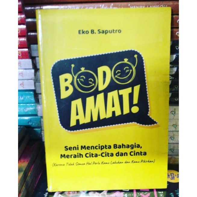 jual buku bodo amat ori by eko B. Saputro