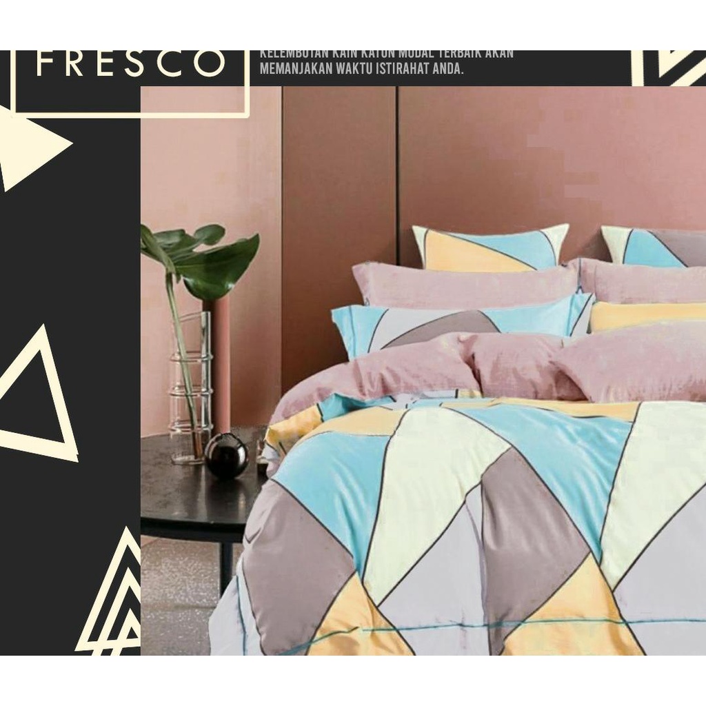 Bedcover sprei KATUN PREMIUM abstrak rumah minimalis by LOVINA kelas menengah