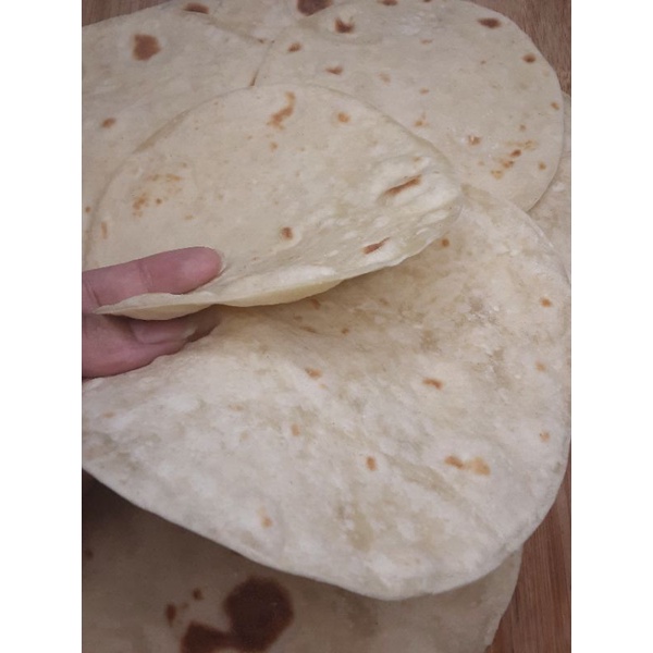 

Kulit Tortilla/Taco/Quesadilas Serbaguna | Ukuran D=+-15 cm (8 pcs)