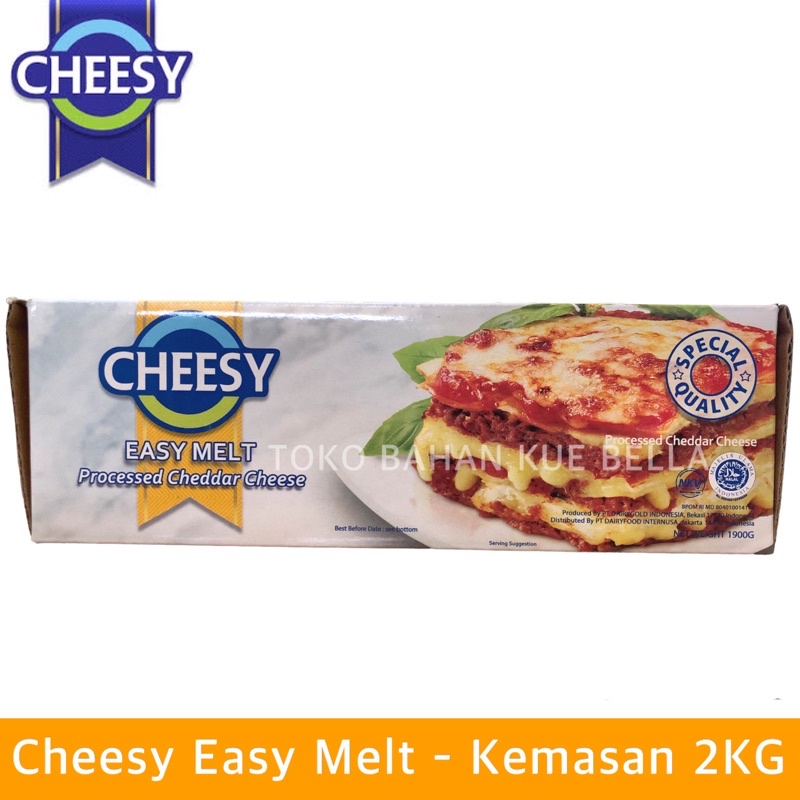 

Keju Cheesy EASY MELT 2KG - Quick Melt Cheese