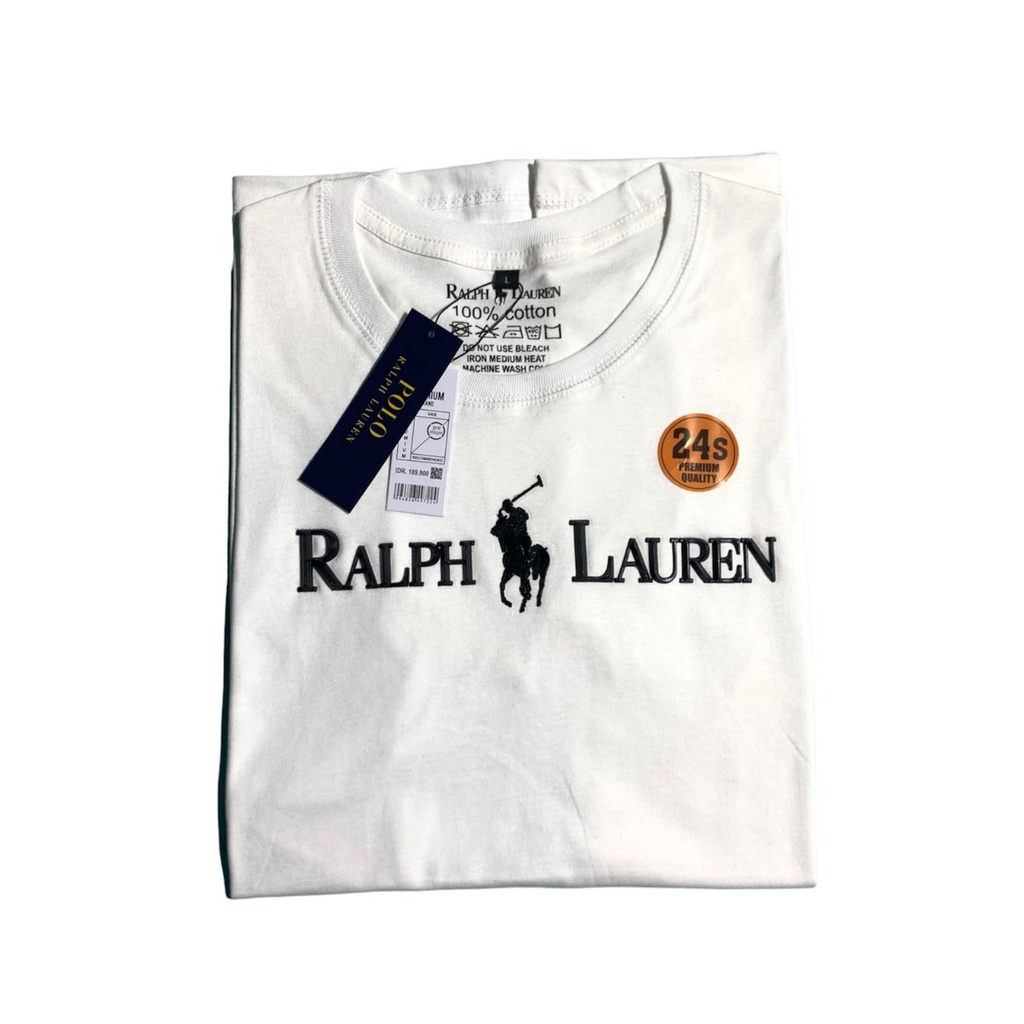 T-Shirt Baju Kaos Ralph Lauren Catton Combat 24s Premium Quality