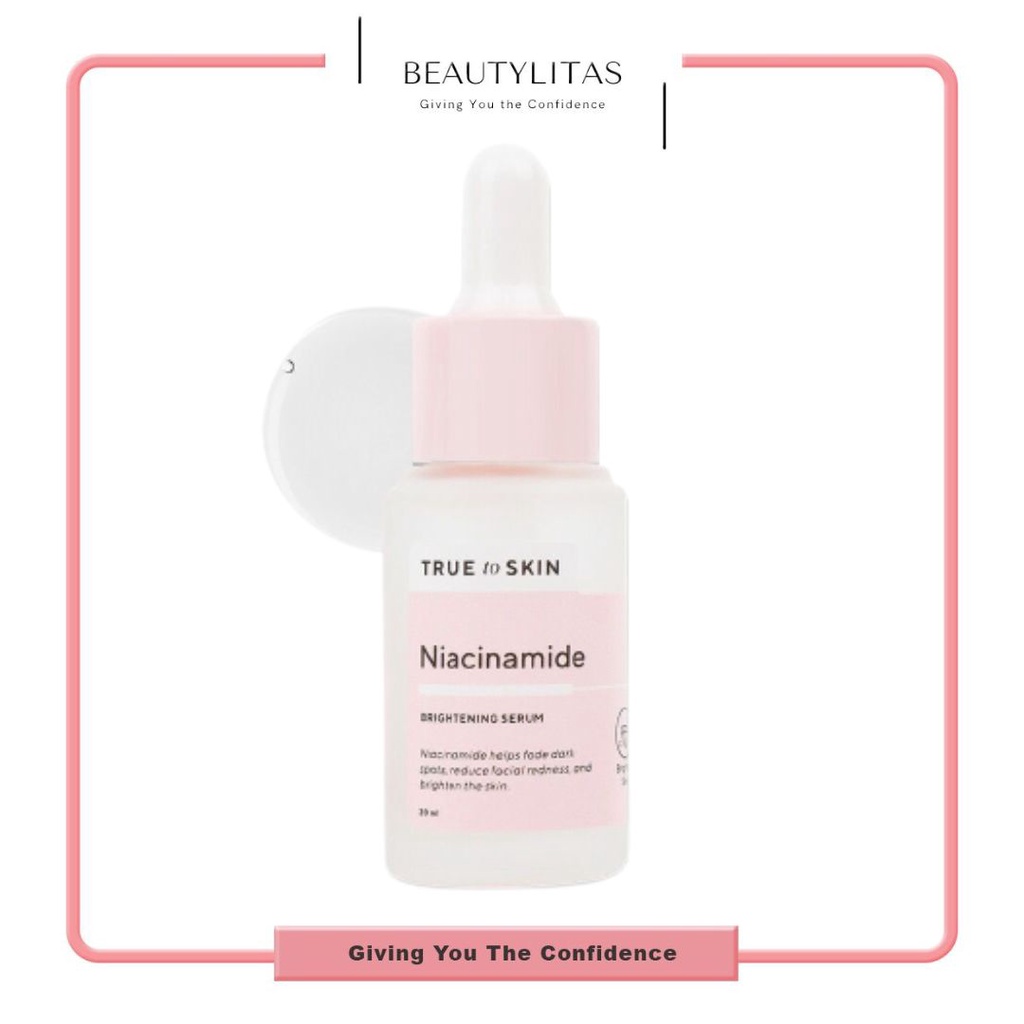TRUE TO SKIN - Niacinamide 10% + Zinc 1% + Allantoin Brightening Serum - Mencerahkan, Mengatasi Jerawat dan Bekas Jerawat, Bruntusan,