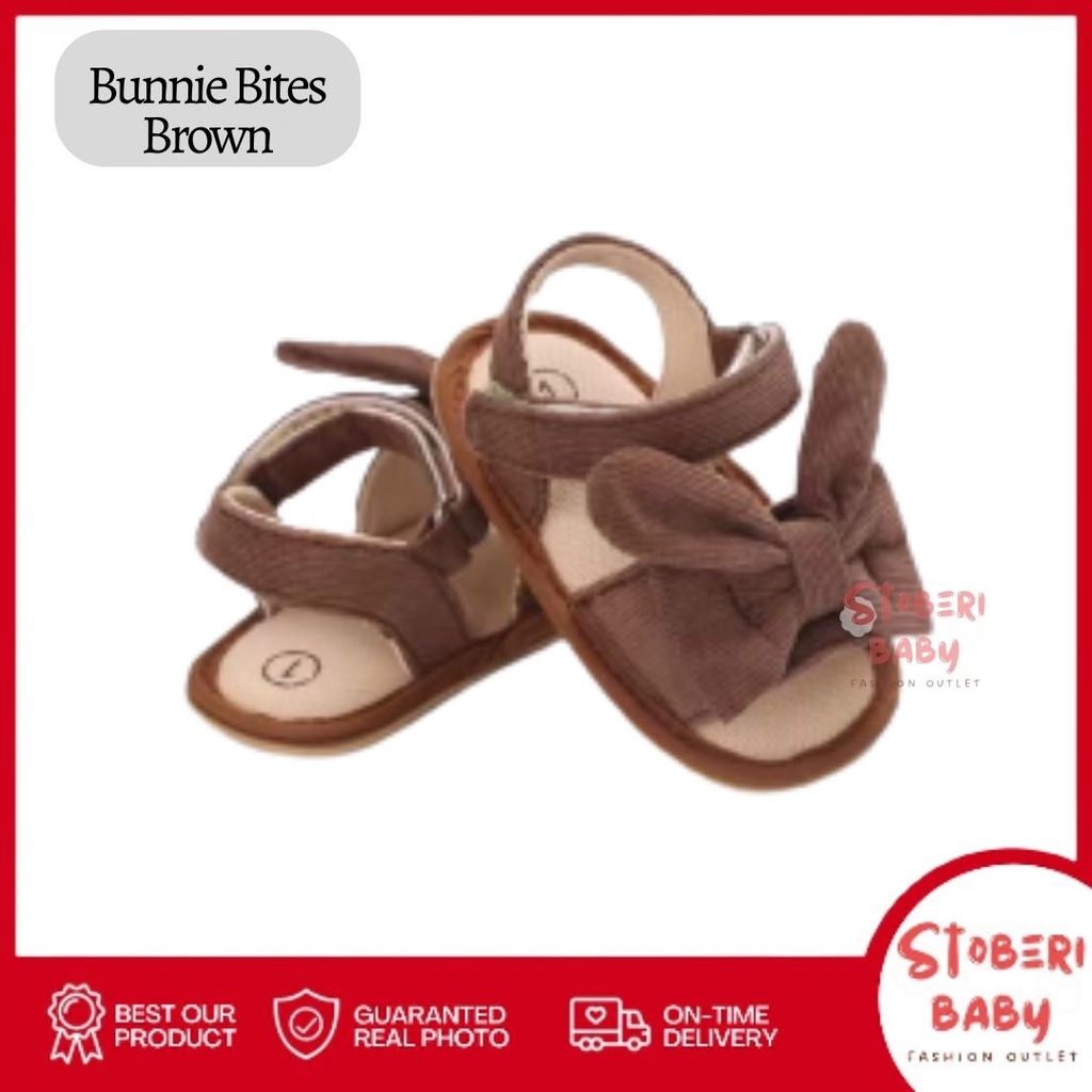 stoberi baby - PREWALKER Sepatu Anak Bayi Baby Shoes Sandal Casual Socks Anti Slip Bahan Import / BUNNY BITES