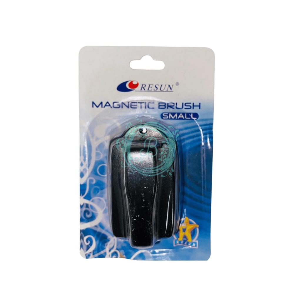 RESUN MAGNETIC BRUSH SMALL Sikat Sinking Magnet Pembersih Lumut Kaca Alga Algae Cleaner Aquarium Aquascape Ukuran Kecil MB-S