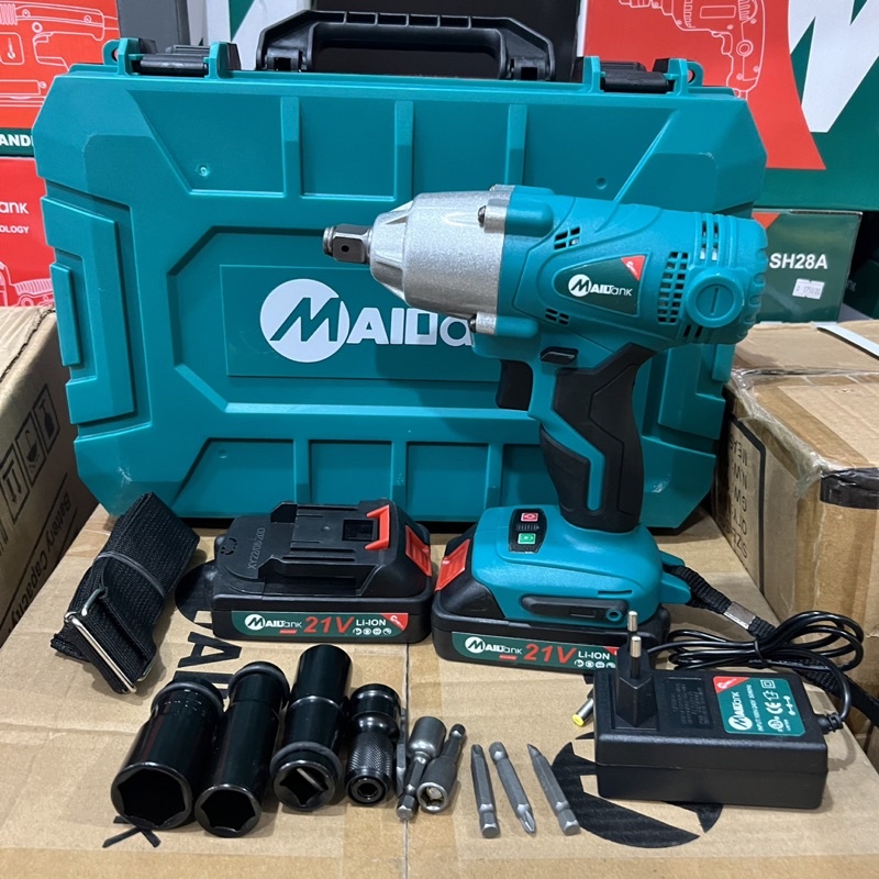 CORDLESS IMPACT WRENCH MAILTANK SH 53C DAN 53B MESIN BUKA BAUT BOR PASANG BAUT BATERAI BATEREI