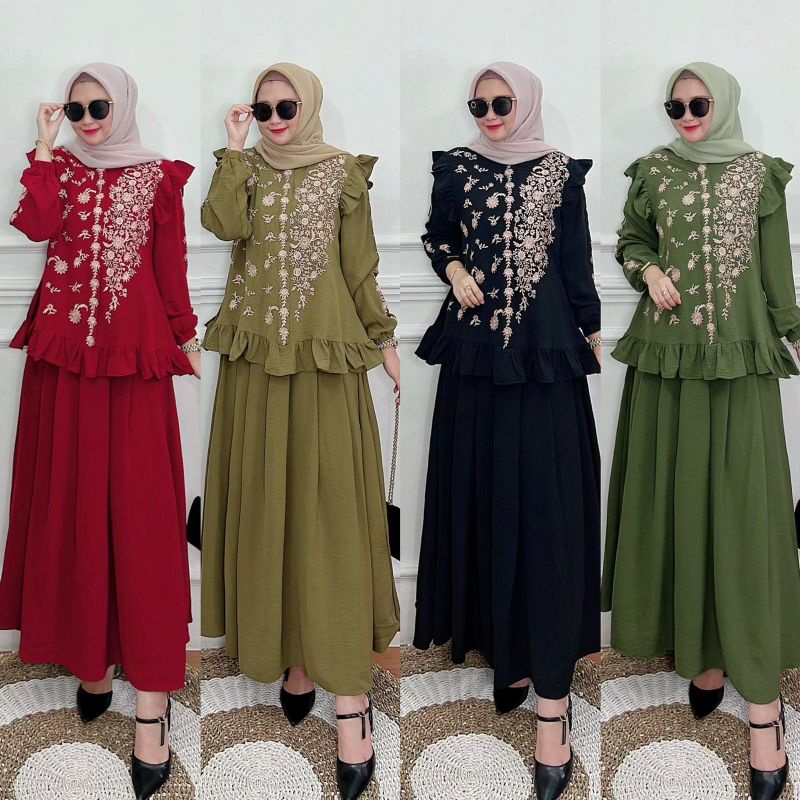 *NEWW READY MAROKO BORDIR SETROK VOL 5 ORI ART FASHION100%*HIGHT QUALITYBUSUI FRENDLY