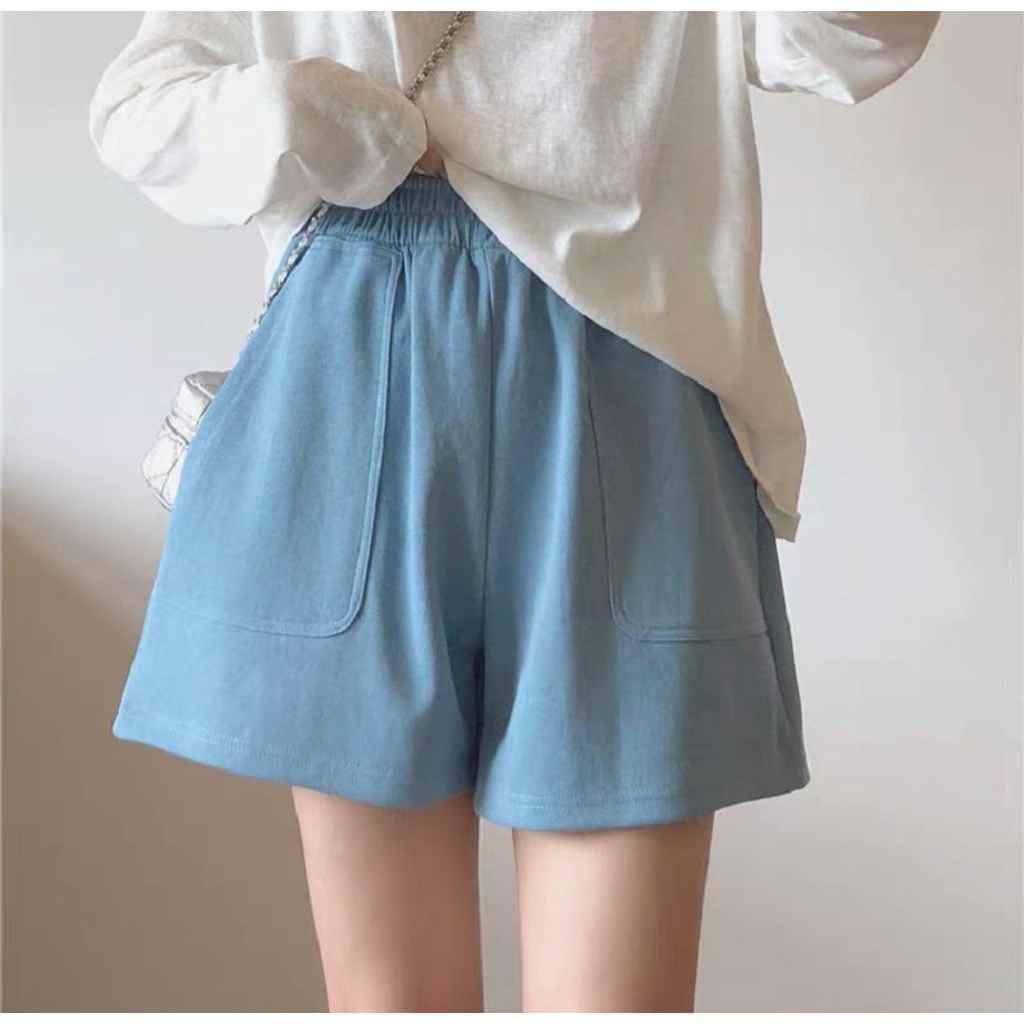 BEFAST - ZEC OOTD Celana Pendek LIYA / FLEECE Jenia Hotpant Comfy Pants Celana Pendek / Hotpants Wanita Santai / Celana Pendek Polos / Hotpants Olahraga / Pakaian Kekinian Wanita Remaja / Celana Pendek Trendy / OOTD Ala Wanita Korean Style / Terlaris