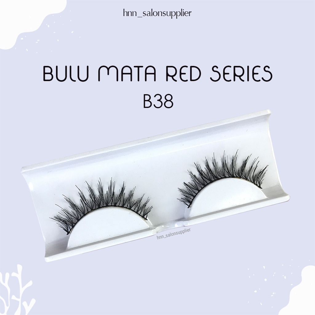 B38 Bulu Mata Palsu Handmade Fake Eyelashes Eye Lashes Lash Artifivial Belle Eyelashes