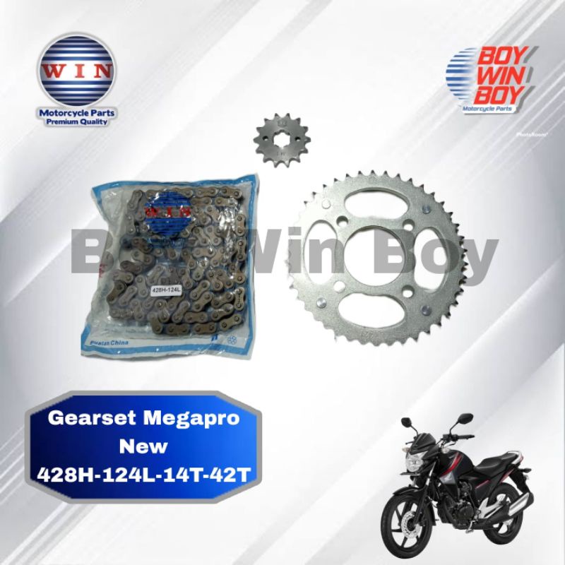 Jual Gear Ger Set Paket 1 Set Lengkap 3 Barang Honda Megapro New Merk