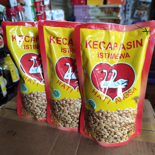 

LAKU Kecap Asin Istimewa Cap Hati Angsa Refill Asli Khas Medan Soy Sauce Bumbu Masak Bumbu Dapur