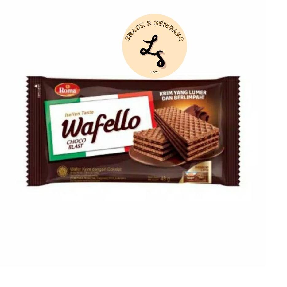

trx9q4Pe--Wafello 2000 Wafer Roma Coklat/Caramel 1 pack Isi 10 pcs @48gr