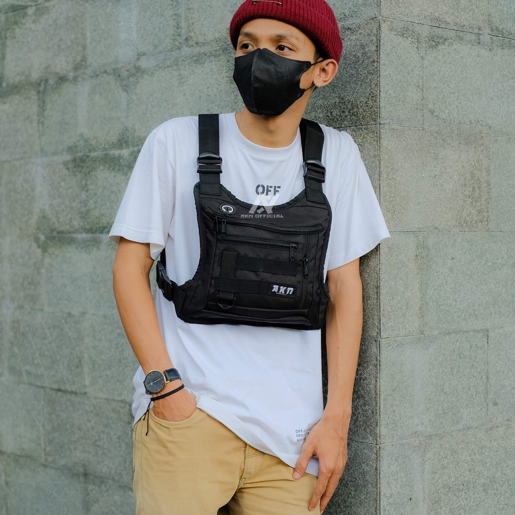 AKN - TAS DADA PRIA TACTICAL AVENTURY CHEST BAG RIG BAG OUTDOOR