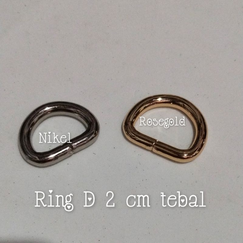 Ring D part 8 uk 2 cm tebal(eceran)