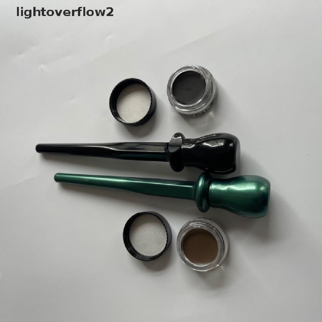 (lightoverflow2) 1pc Brush Eyeliner Bahan Silikon Dapat Dipakai Ulang (ID)