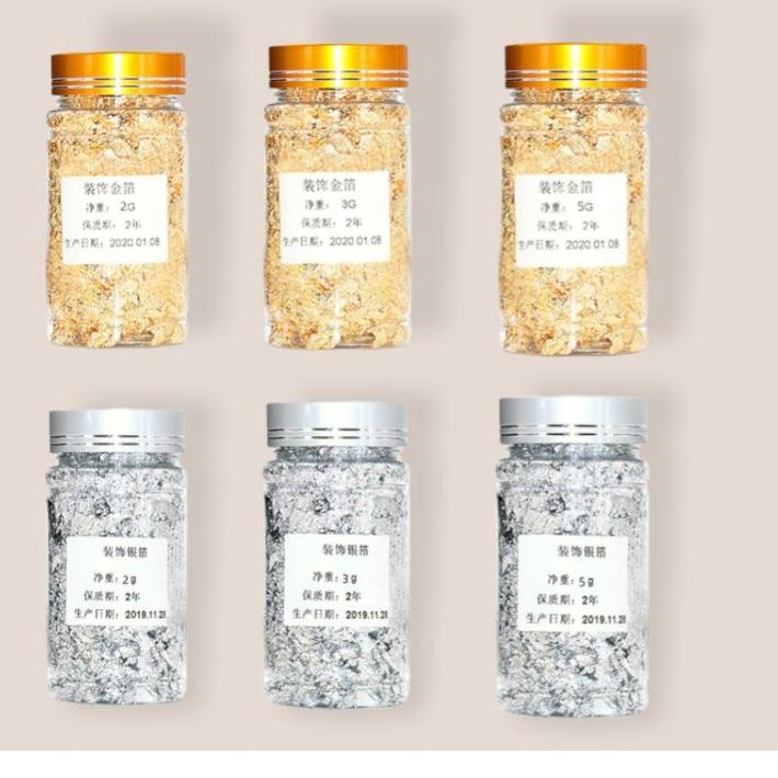 

✨MEN SALE✨ EDIBLE SHEET LEAF GOLD LEAF FLAKES 24K GOLD !!