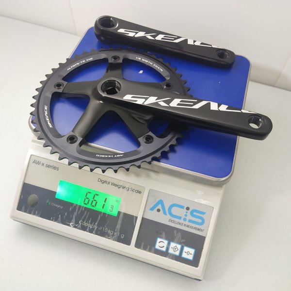 Crankset Skeace Hitam BB Kotak Black 48T