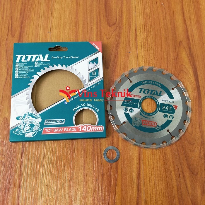 mata gergaji circular saw 5 inch 140mm TCT saw blade 24T TOTAL TAC2322