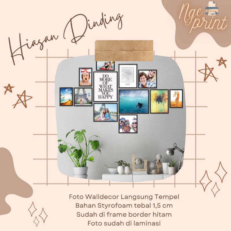 NgePrint ✅️ HIASAN DINDING LANGSUNG TEMPEL