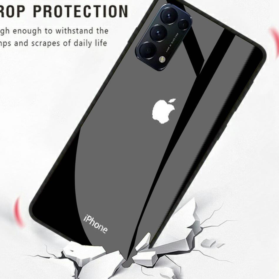 Terbaik.. Softcase Glass Kaca [M154] Oppo Reno 5 Reno 5F Reno 4 Reno 2F - Case Hp Oppo Reno 5 Reno 5