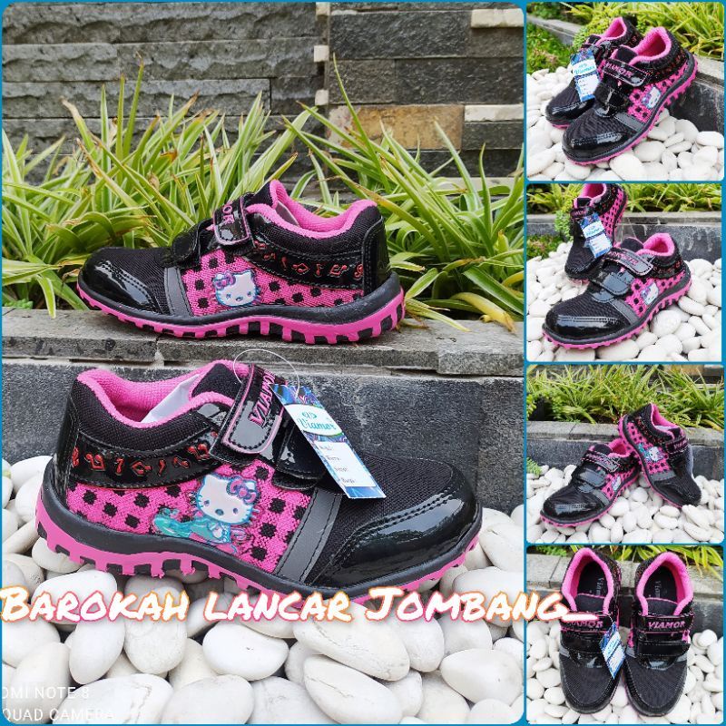 SEPATU HELLO KITTY ANAK TK VIAMOR Br2 SIZE 26-35 SPORTY