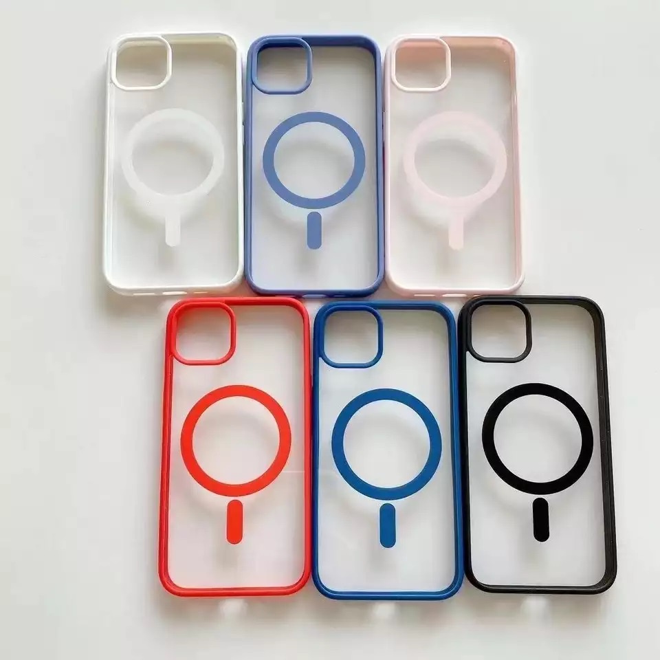 MAGSAFE LIST COLOUR ACRYLIC case bening IPHONE 14 PRO MAX / 14 PRO / 14 PLUS / 14 / 13 PRO MAX / 13 PRO / 13 / 12 PRO MAX / 12 PRO / 12 / 11 PRO / 11 PRO MAX / 11