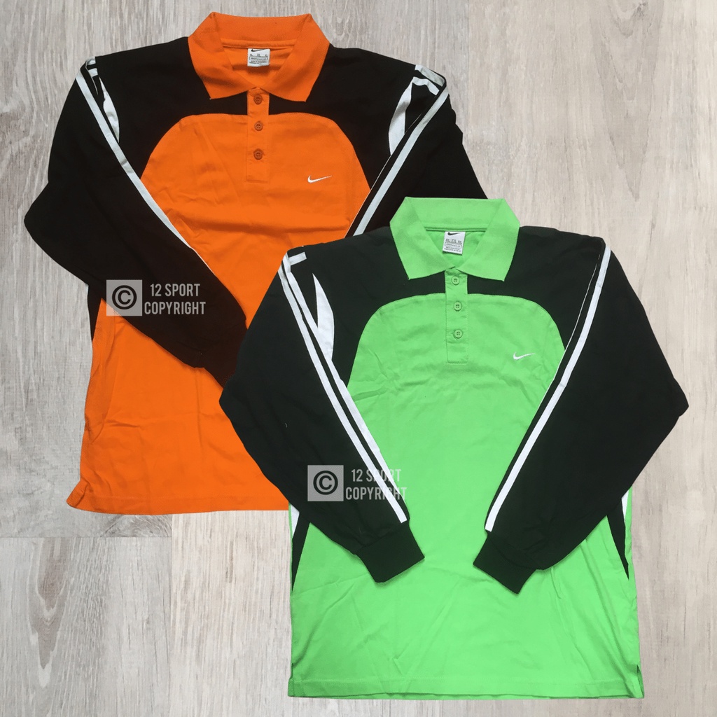 12SPORT - Kaos Polo Olahraga Lengan Panjang TS Aceline Baju Kerah Sport Katun 100%