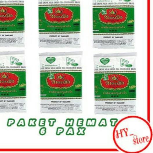 

BAYAR DITEMPAT✔️Hys PAKET HEMAT THAI GREEN TEA 200gr x 6bungkus|SQ8