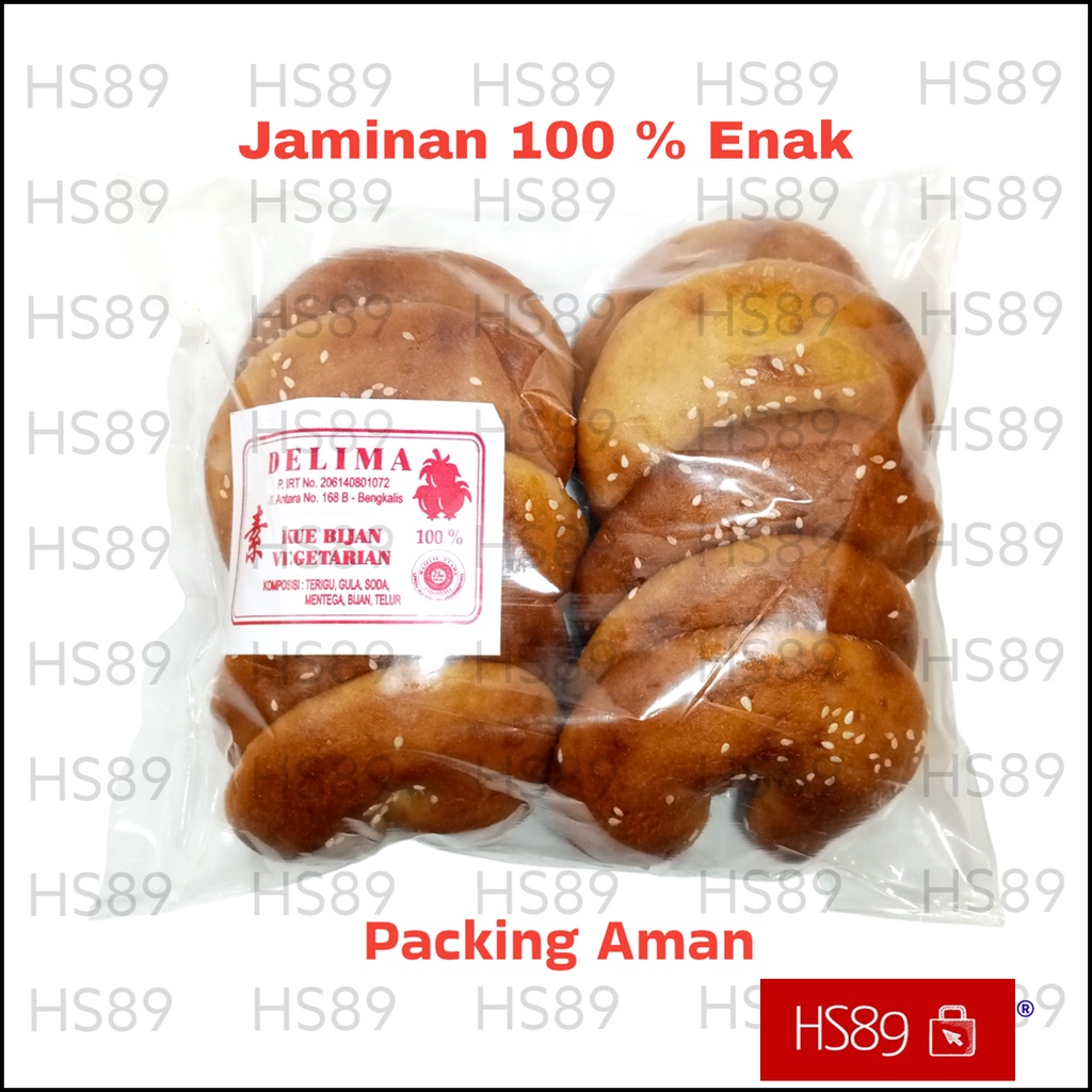 

Kue Bijan Vegetarian Delima asli Bengkalis isi 10 pcs 380gr