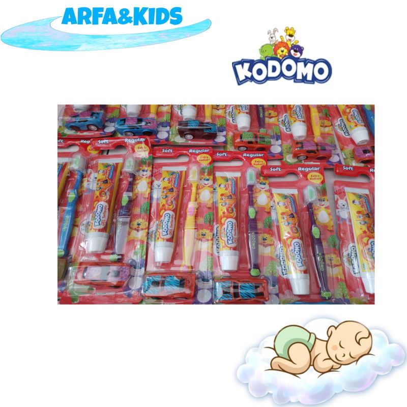 Sikat Gigi + Pasta Gigi Kodomo Anak