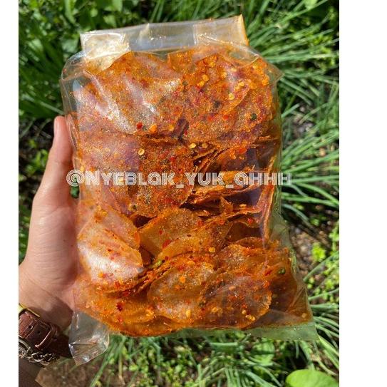 

Serba diskon--PROMO PRODUK BARU!!! KRIPCA Kripik kaca pedas daun jeruk 250gram