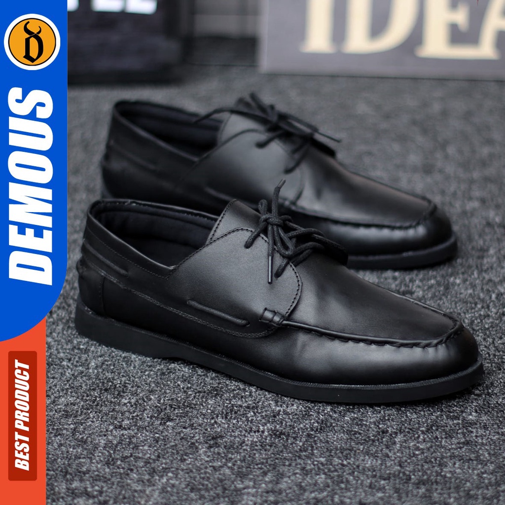 DEMOUS Baltier - Sepatu Kerja Kulit Pantofel Fantofel Formal Pria Loafer