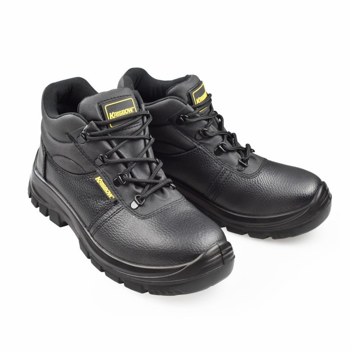 Boots Sepatu Safety Krisbow Maxi 6 Inch -Hitam