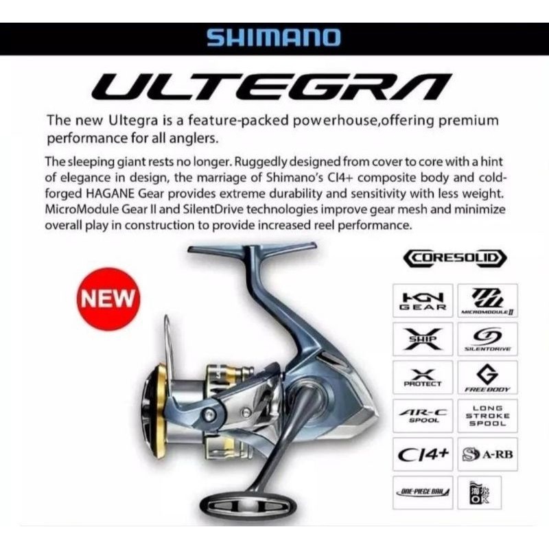 reel Shimano ultegra c3000 XG