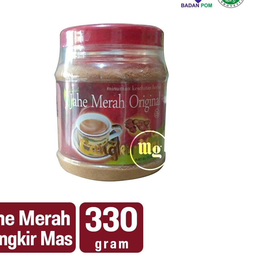 

GRATIS ONGKIR✅Jahe Merah cangkir mas 330gr Exp 2023|RA7