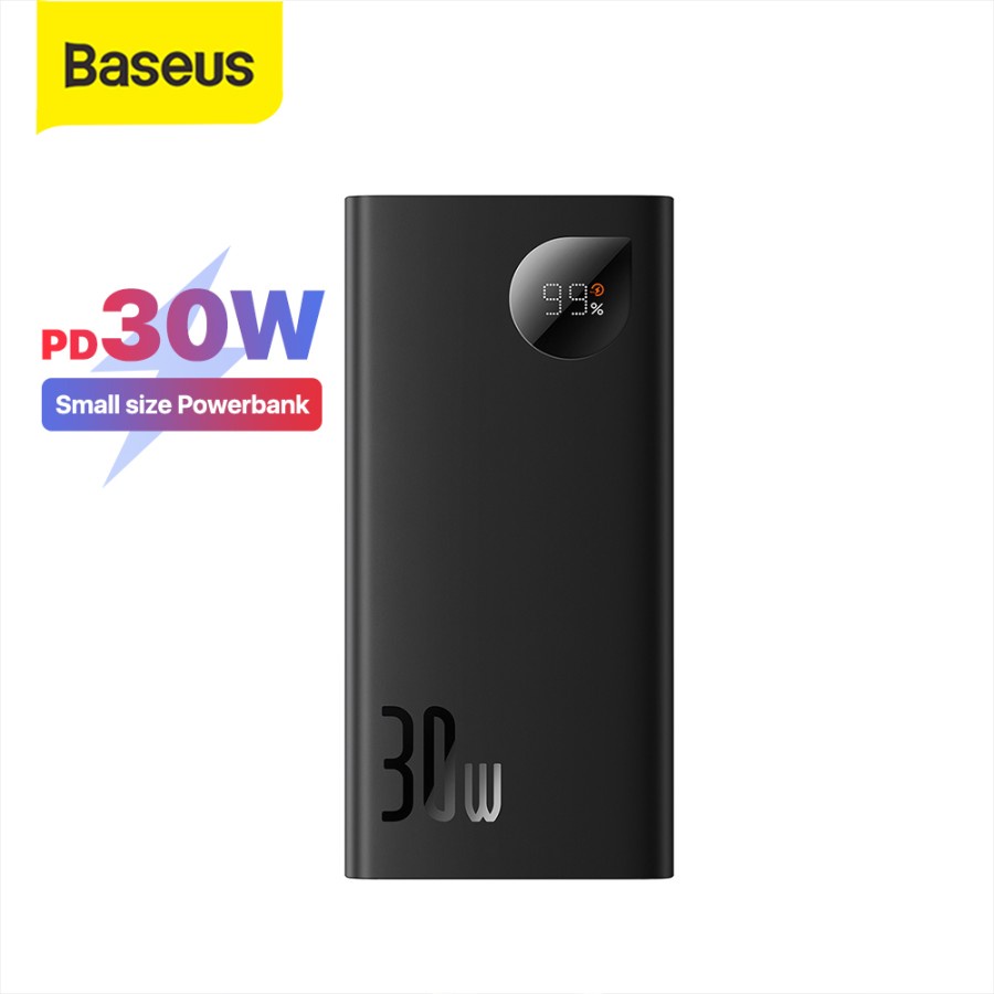 BASEUS ADAMAN2 FAST CHARGING 30W POWER BANK QUICK CHARGE TYPE C PD