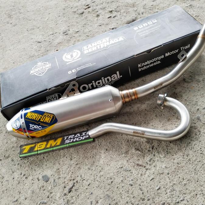 """] KNALPOT NORIFUMI TORC BORE UP KLX150 ORIGINAL