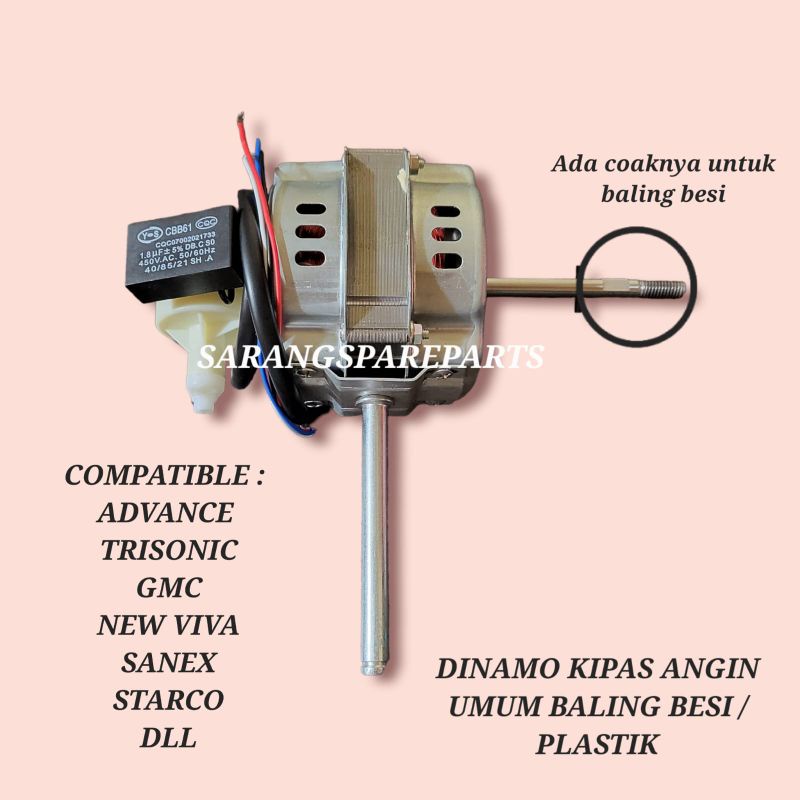 DINAMO KIPAS ANGIN ADVANCE TDS ULIR COAK / MESIN KIPAS ADVANCE / DINAMO KIPAS ANGIN JUARA / DINAMO K
