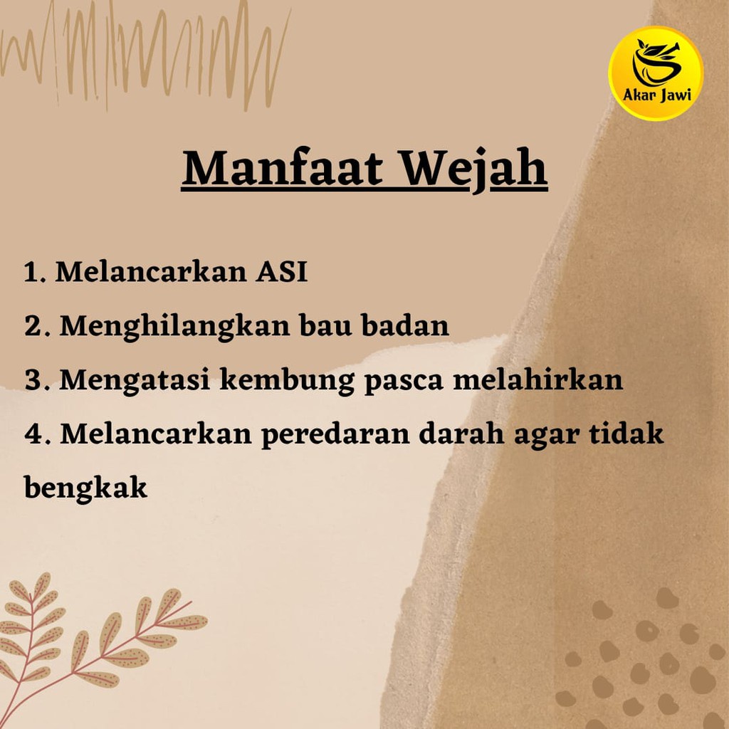 [MURAH] Jamu Instan Minuman Bubuk Tradisional | Akar Jawi WEJAH 200g