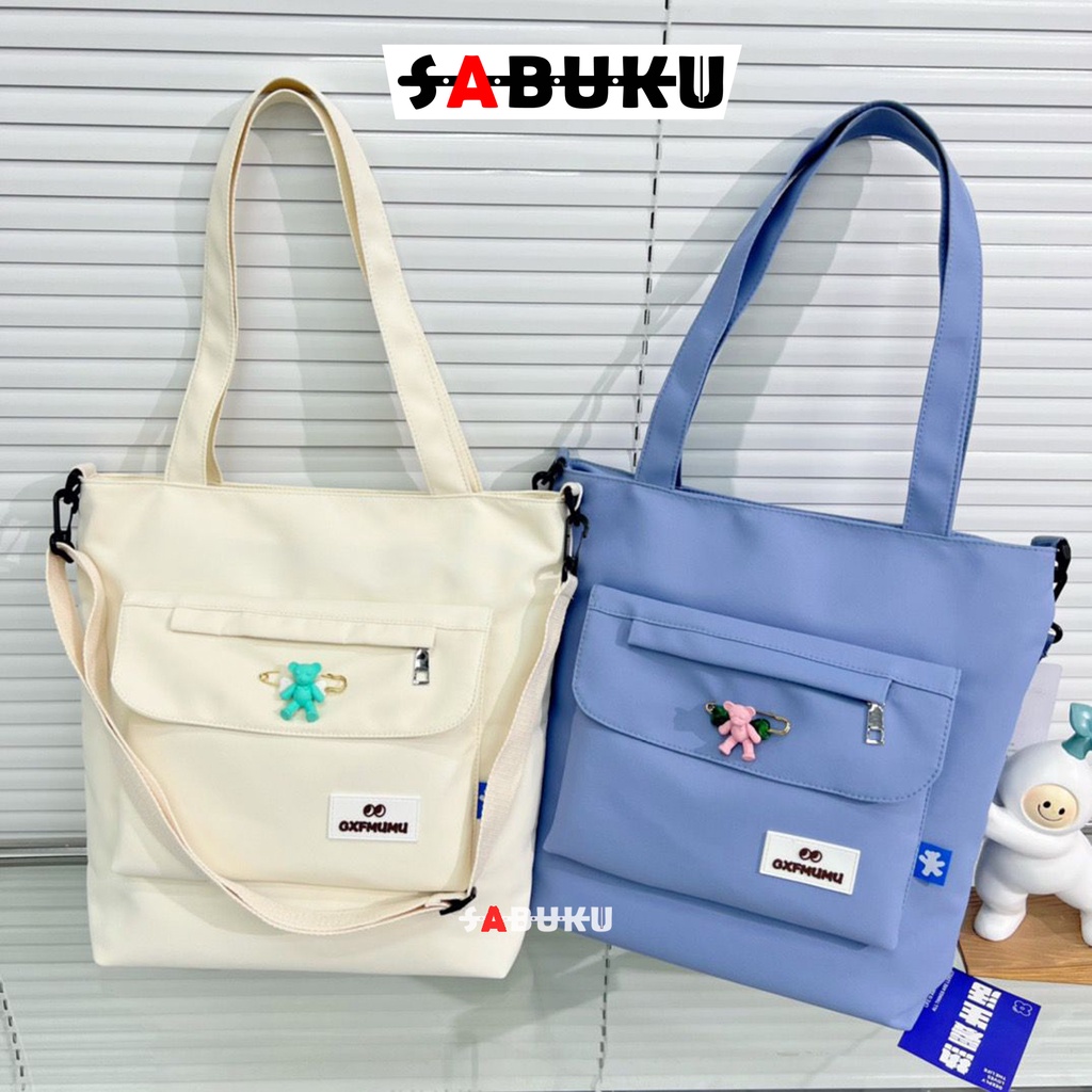 Tas Totebag Fashion Wanita Resleting Tas Sekolah Wanita Tas Selempang Bahan Lembut Dan Halus Fashion Korea -270