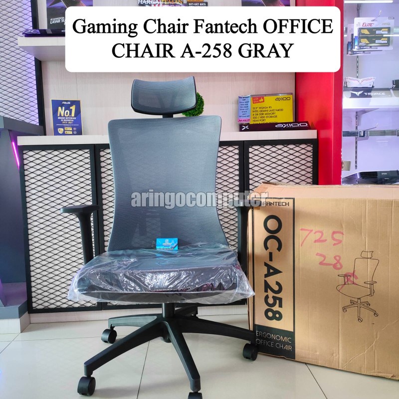 Gaming Chair Fantech OFFICE CHAIR A-258 GRAY