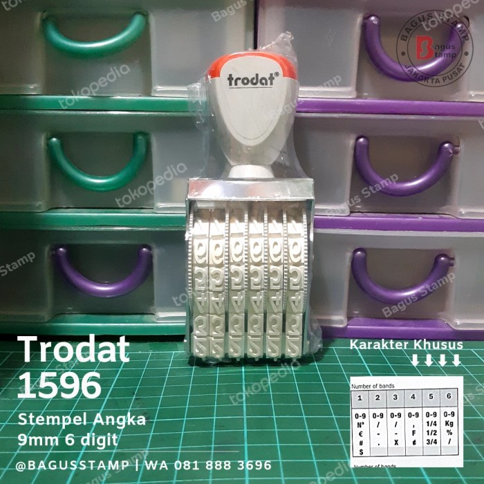 

Bagus Stempel Angka Manual 6 Digit 9Mm Trodat 1596 Hot Sale