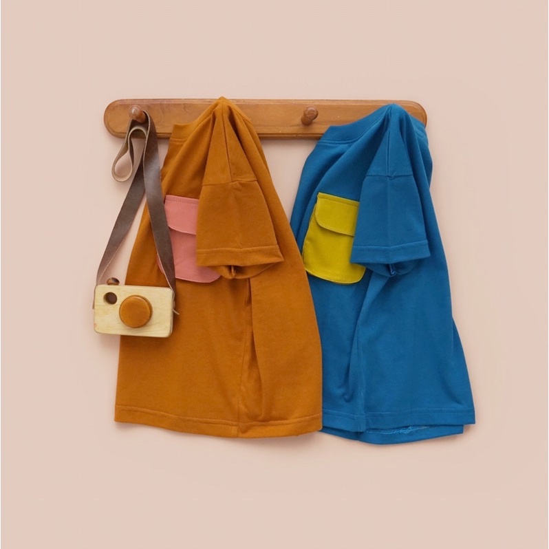 RACHIDKIDS / BASIC TEE POCKET / KAOS ANAK LUCU