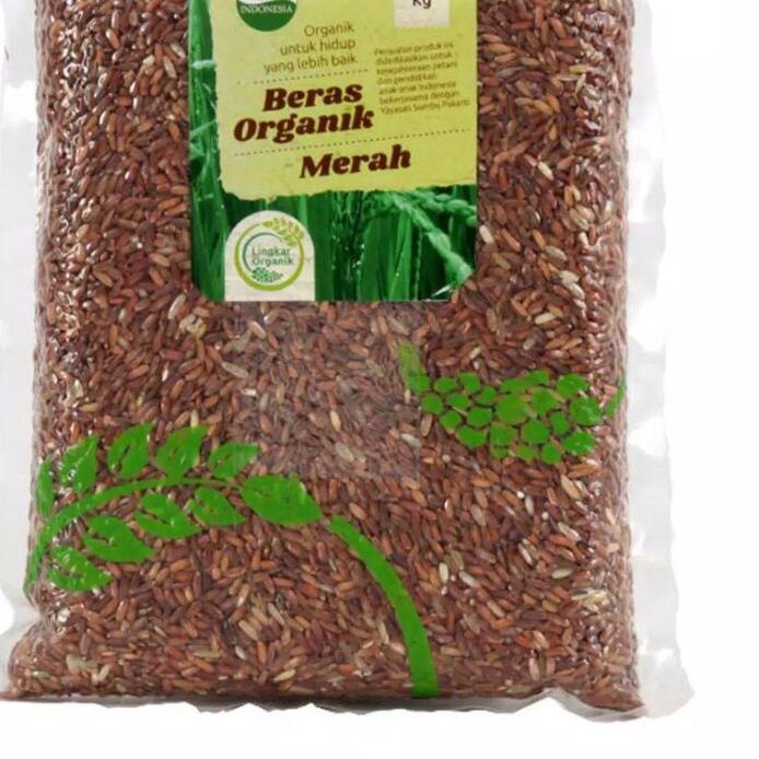 

11.11✔️Beras merah Organik 1 kg vakum lingkar organik|RA2