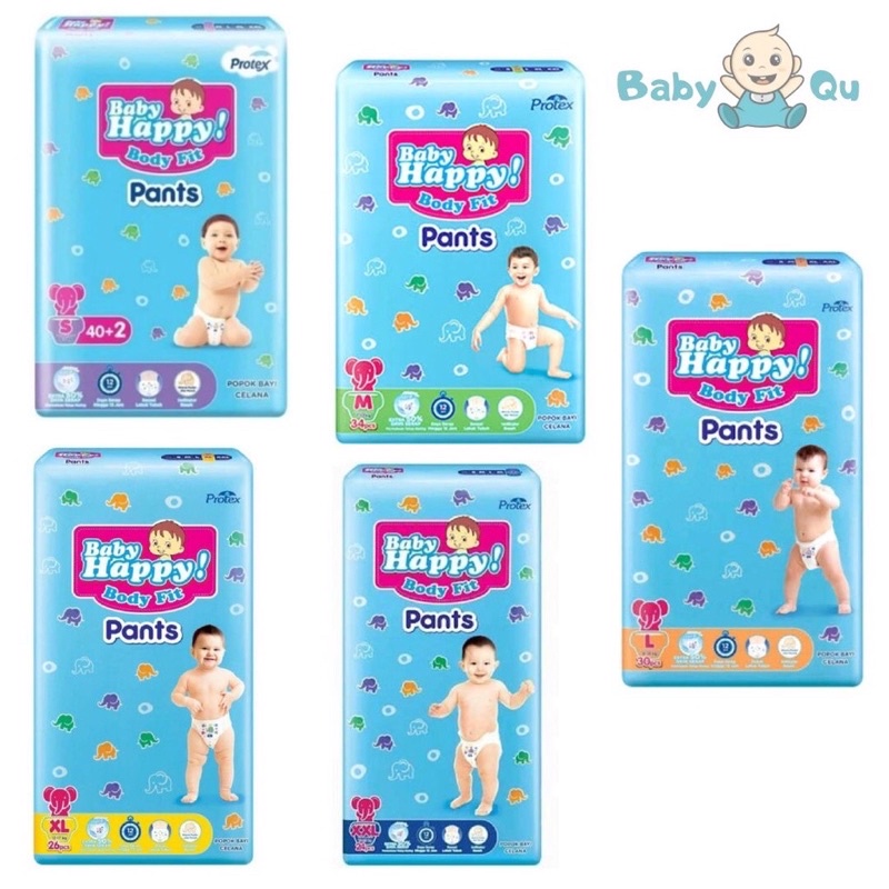 BABY HAPPY PAMPERS S38 M34 L30 XL26 XXL24 HARGA PROMO