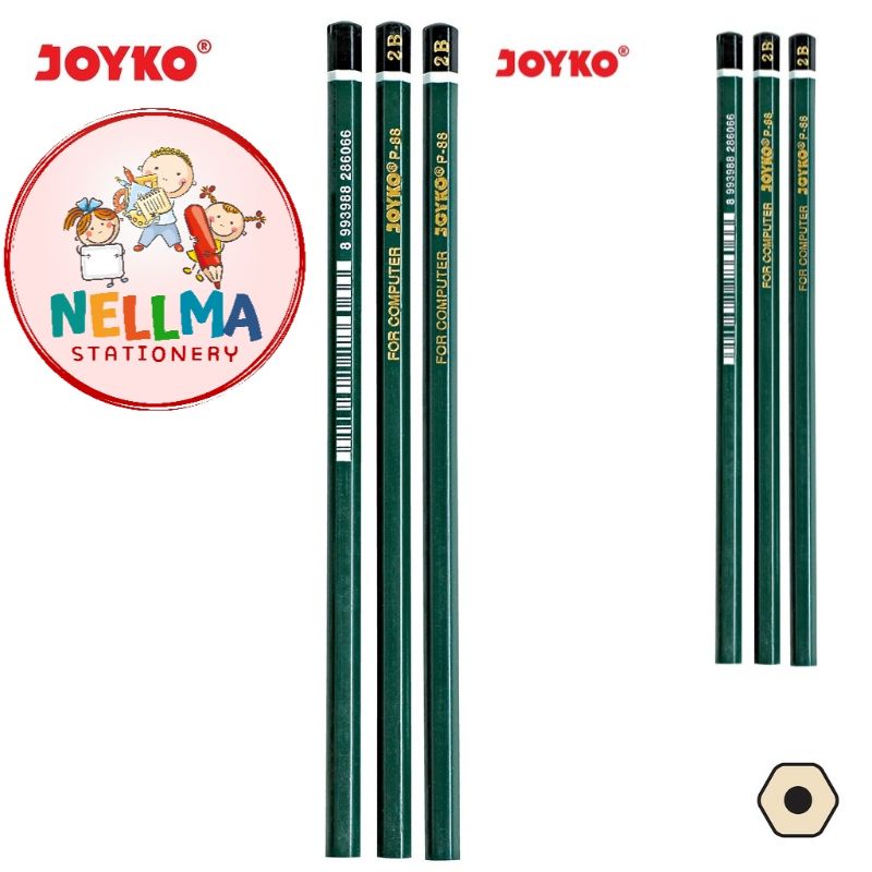 

Pensil 2B Joyko Ijo P-88 HARGA UNTUK ( isi 6 pcs Pensil )
